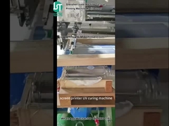 Afdrukken met een curve-screenprinter voor platte artikelen