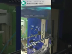 Gekrompelde schermprinter voor het afdrukken van ellipsvormen voor plastic flessen (4)