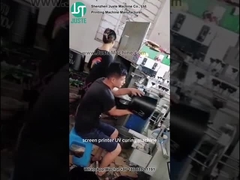 Curve Screen Printer Printing Ellipse Shape Voor Plastic Bucket