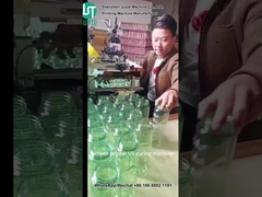 Gecordeerde schermprinter logo drukken voor glasflesje beker